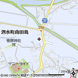 熊本県菊池市泗水町南田島533周辺の地図