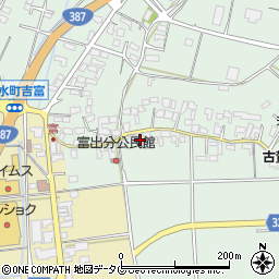 熊本県菊池市泗水町吉富1740周辺の地図