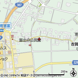 熊本県菊池市泗水町吉富1741周辺の地図