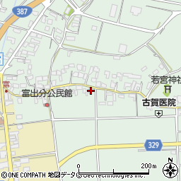熊本県菊池市泗水町吉富1733周辺の地図