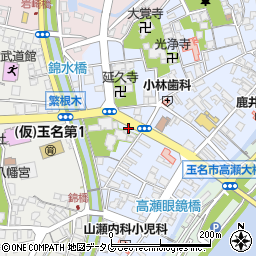 熊本県玉名市高瀬421周辺の地図