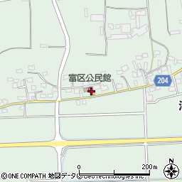 熊本県菊池市泗水町吉富2070周辺の地図