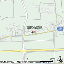 熊本県菊池市泗水町吉富2072周辺の地図