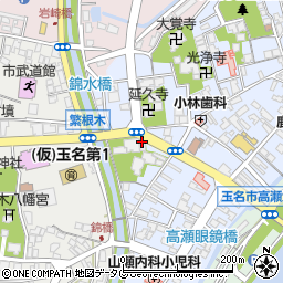 熊本県玉名市高瀬399周辺の地図