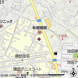 長崎県大村市諏訪2丁目521-1周辺の地図