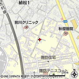 長崎県大村市諏訪2丁目512周辺の地図