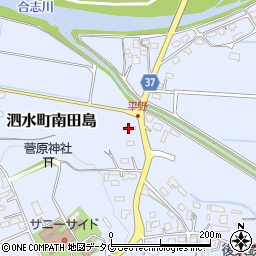 熊本県菊池市泗水町南田島530周辺の地図