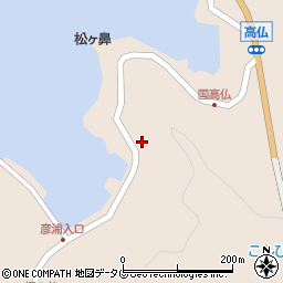 長崎県南松浦郡新上五島町荒川郷580周辺の地図