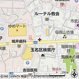 熊本県玉名市繁根木40-2周辺の地図