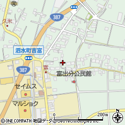 熊本県菊池市泗水町吉富1781周辺の地図