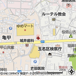 熊本県玉名市亀甲115周辺の地図