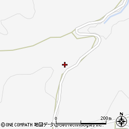 大分県豊後大野市緒方町柚木1296周辺の地図