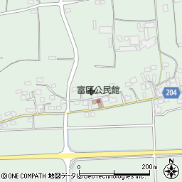 熊本県菊池市泗水町吉富2073周辺の地図