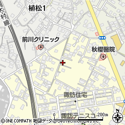 長崎県大村市諏訪2丁目512-2周辺の地図