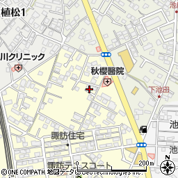 長崎県大村市諏訪2丁目140周辺の地図