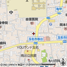 熊本ゼミナール　玉名教室周辺の地図