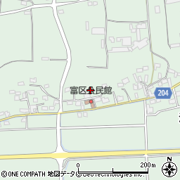 熊本県菊池市泗水町吉富2068周辺の地図