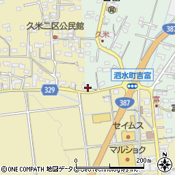 熊本県菊池市泗水町吉富2669周辺の地図