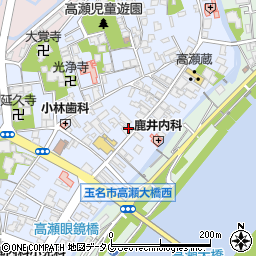 熊本県玉名市高瀬226周辺の地図
