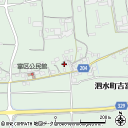 熊本県菊池市泗水町吉富2054周辺の地図