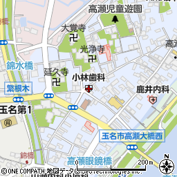 熊本県玉名市高瀬200周辺の地図