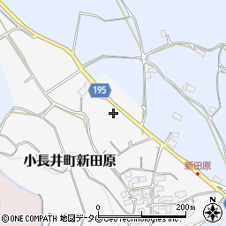 長崎県諫早市小長井町新田原119周辺の地図