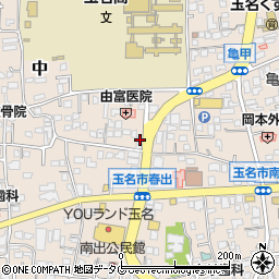 大西茶舗玉名店周辺の地図
