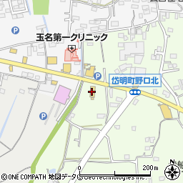 熊本スバル自動車玉名店周辺の地図