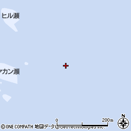 ヤカン瀬周辺の地図