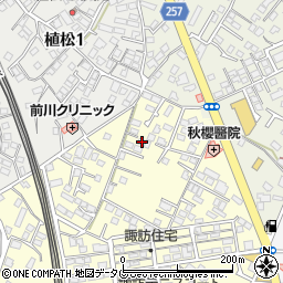 長崎県大村市諏訪2丁目156-2周辺の地図