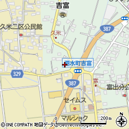 熊本県菊池市泗水町吉富2523周辺の地図
