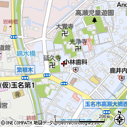 熊本県玉名市高瀬380周辺の地図