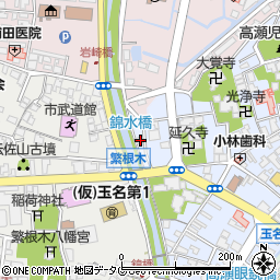 熊本県玉名市高瀬395周辺の地図