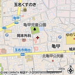 熊本県玉名市亀甲235-4周辺の地図