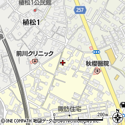 長崎県大村市諏訪2丁目156-1周辺の地図