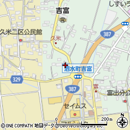 熊本県菊池市泗水町吉富2665周辺の地図