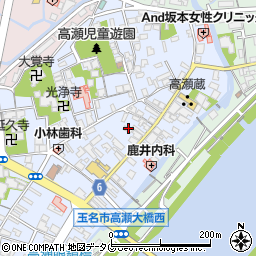 熊本県玉名市高瀬230周辺の地図