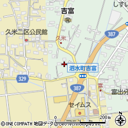 熊本県菊池市泗水町吉富2666周辺の地図