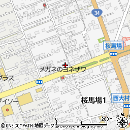 パレーシャルオオムラＢ周辺の地図