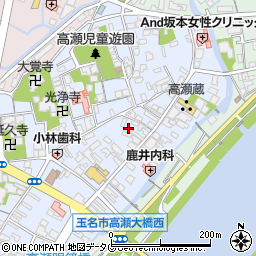 熊本県玉名市高瀬231周辺の地図
