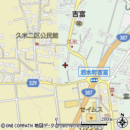 熊本県菊池市泗水町吉富2674周辺の地図