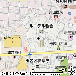 熊本県玉名市繁根木58周辺の地図