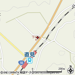 大分県佐伯市直川大字下直見2968-2周辺の地図