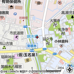 熊本県玉名市高瀬357周辺の地図