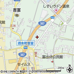 熊本県菊池市泗水町吉富2517周辺の地図