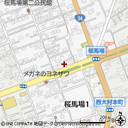 ビレッジ桜Ｃ周辺の地図