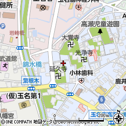 熊本県玉名市高瀬361周辺の地図