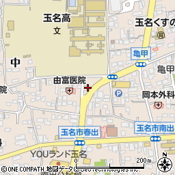 株式会社鶴屋百貨店　玉名出張所周辺の地図