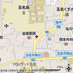 株式会社鶴屋百貨店　玉名出張所周辺の地図