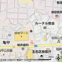 熊本県玉名市亀甲119周辺の地図